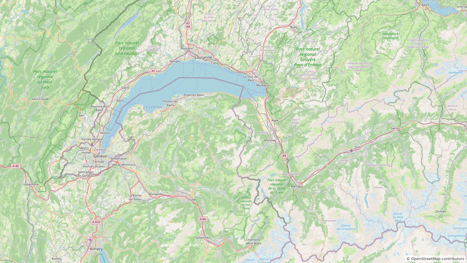 Map of this tour's route, with 7 marked stops